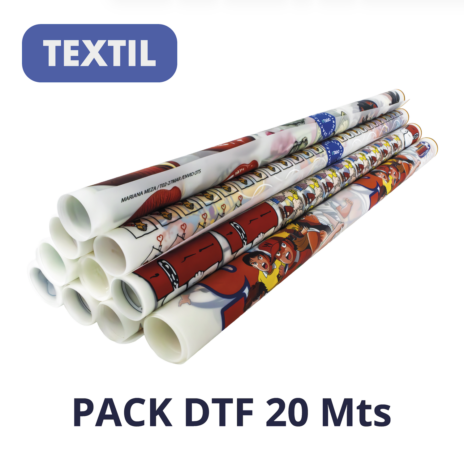 Pack DTF Textil 20 Metros