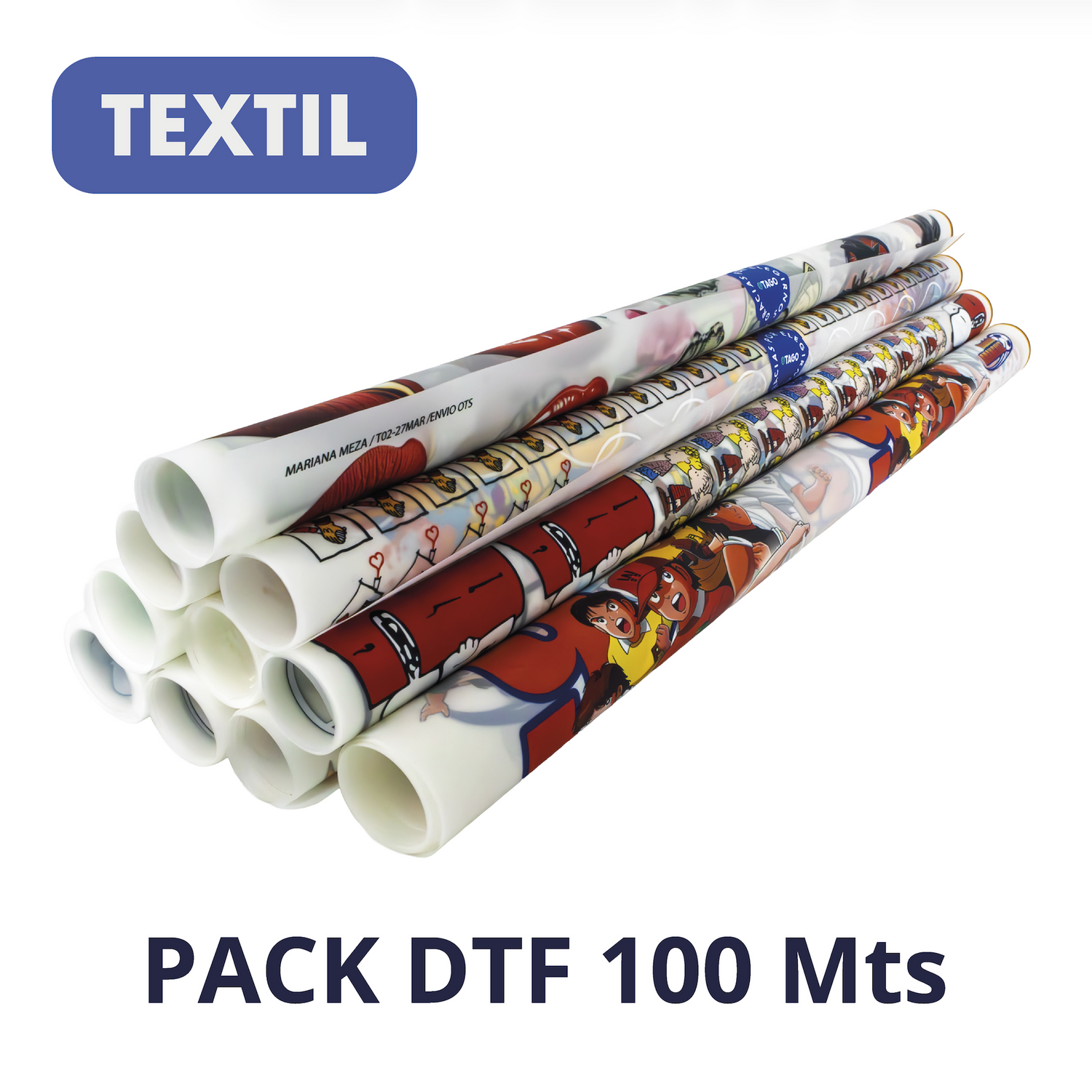 Pack DTF Textil 100 Metros