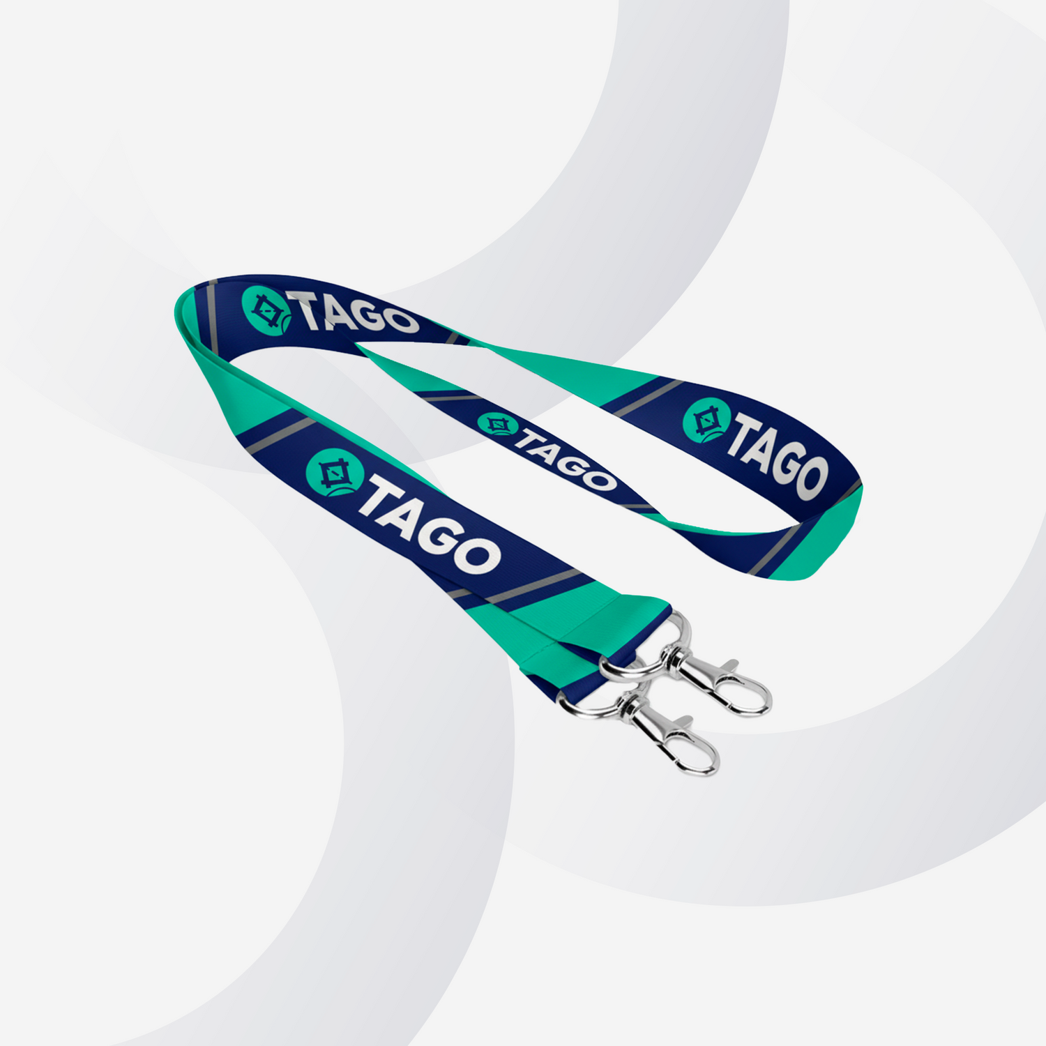 Cinta Lanyard Doble Mosqueton