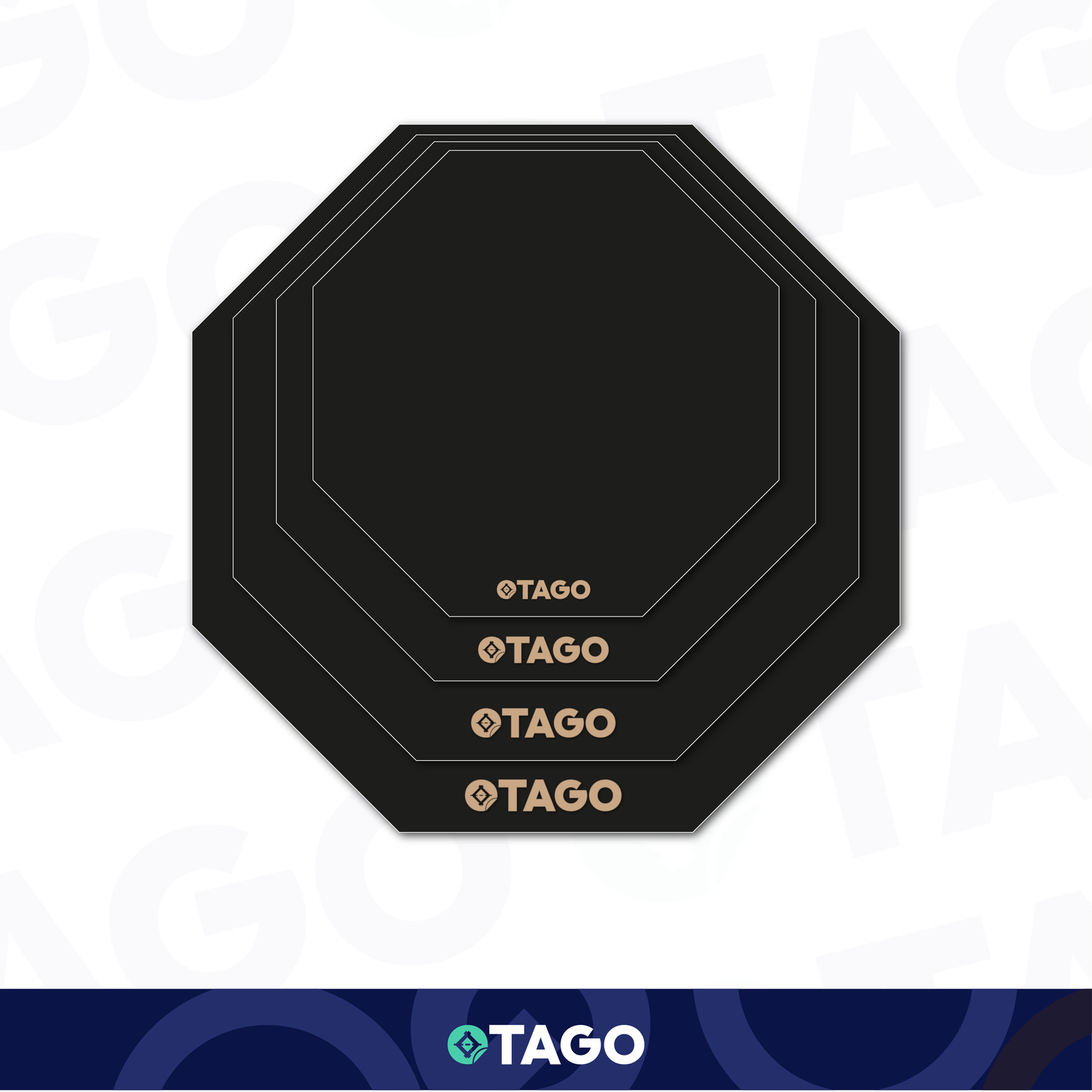 Pack de 10 Bases Para Torta - Forma Hexagonal