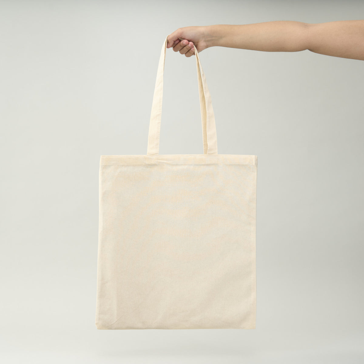 Tote bag de algodón de 170 g, 42 × 38 cm, sin estampar