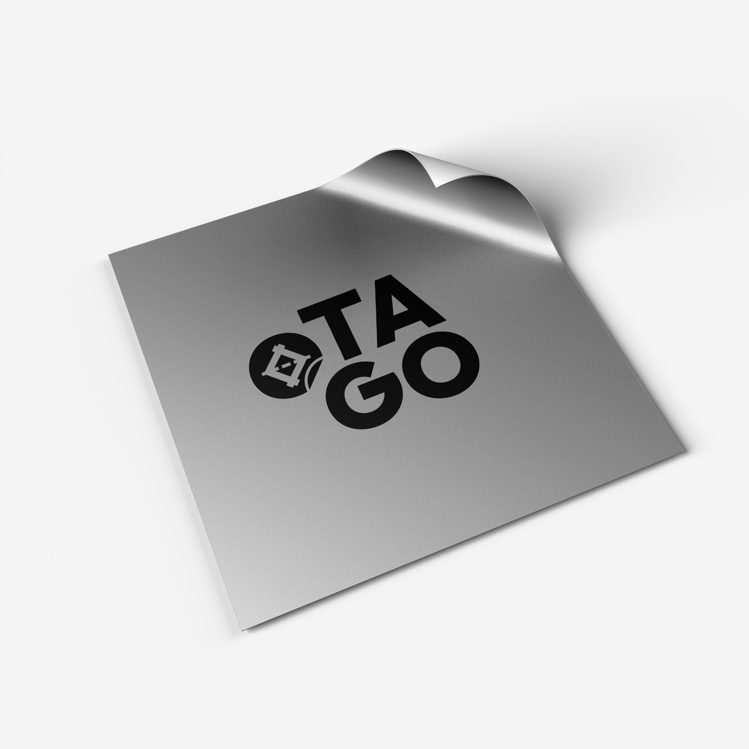 Sticker UV por Mt2 - Vinilo Plateado