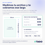 DTF UV a medida: medimos tu archivo y te cobramos ese largo, por centímetro