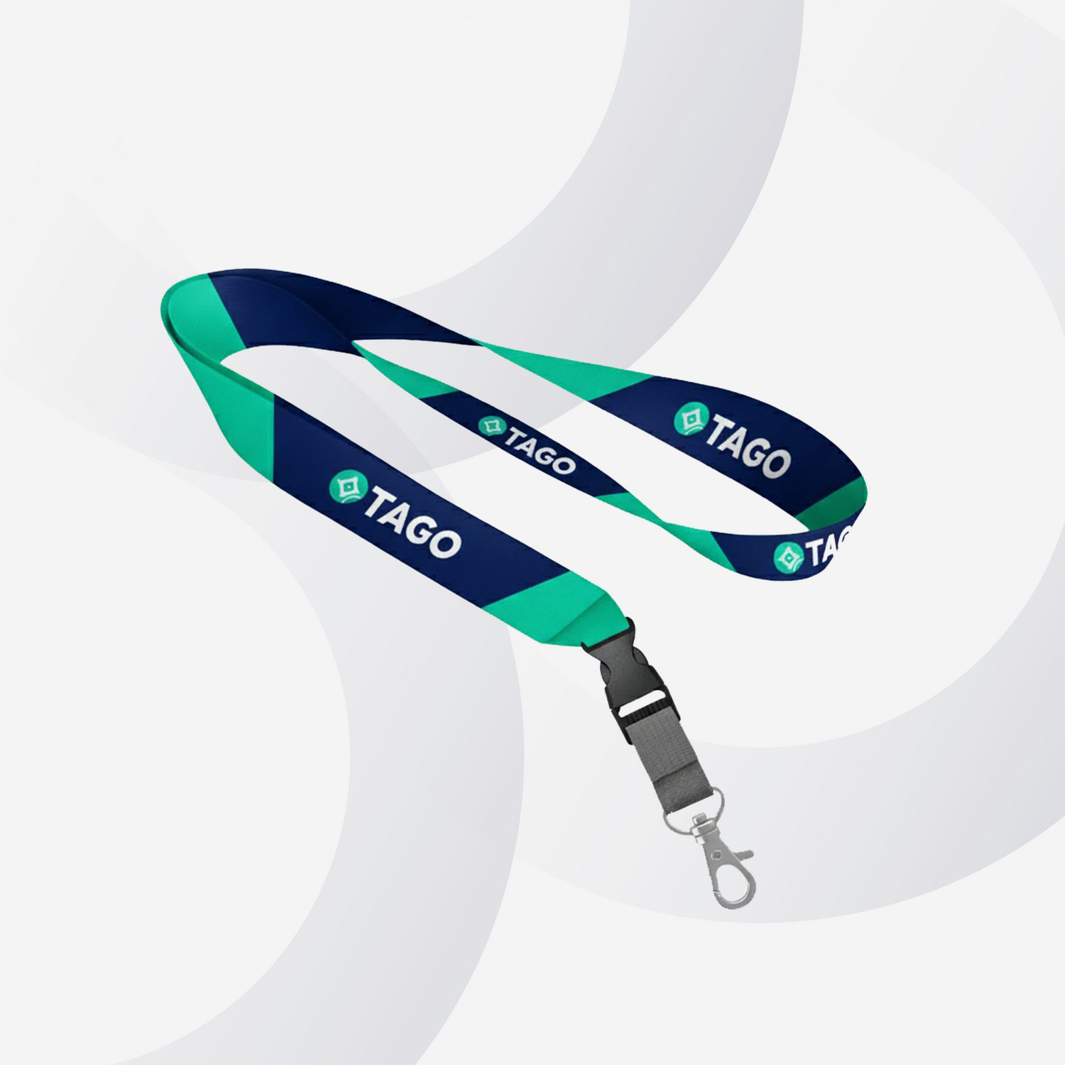 Cinta Lanyard Premium con Clip Custom