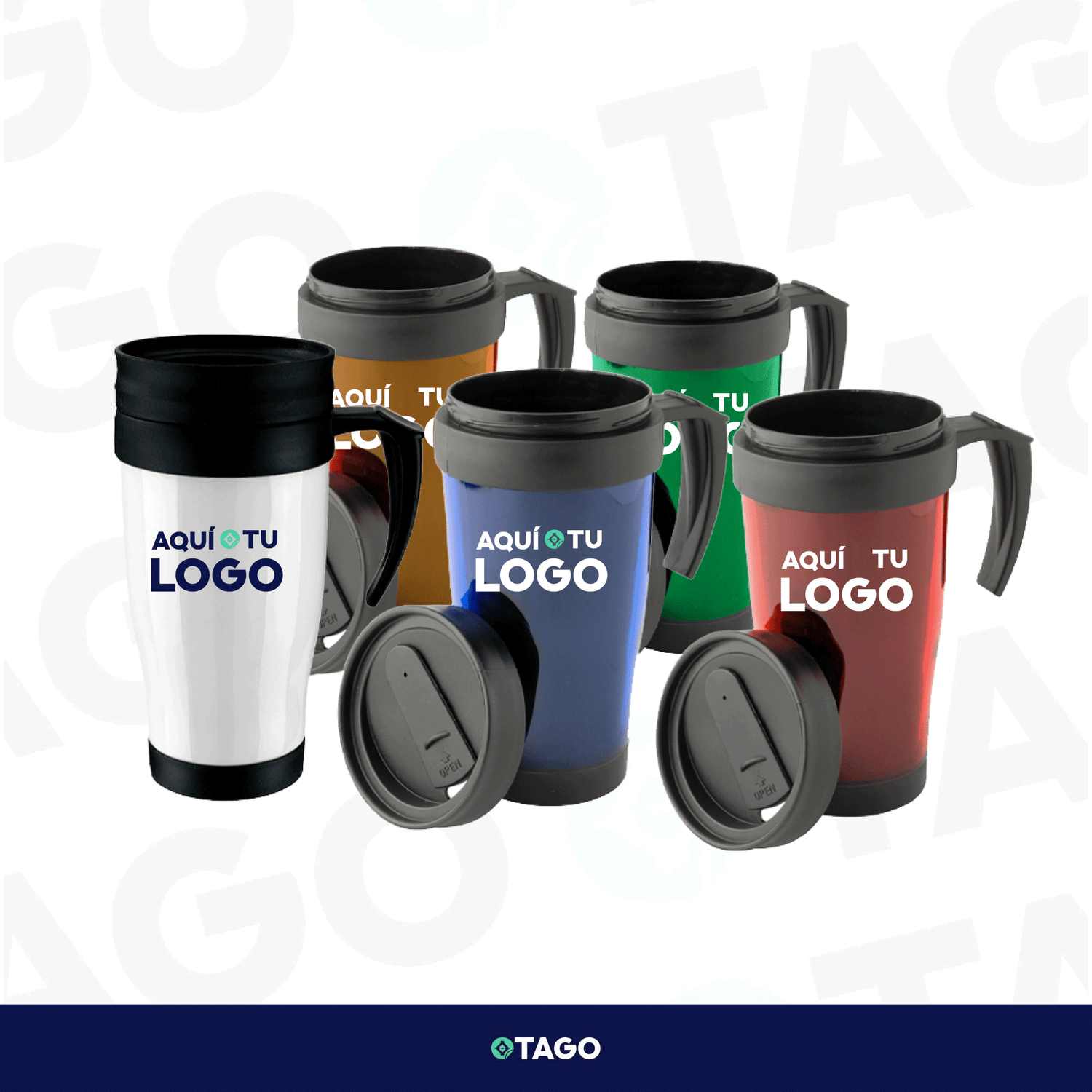 Mug Térmico Plástico 400cc