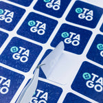 Detalle del relieve del gel sectorizado