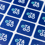 Stickers con gel sectorizado