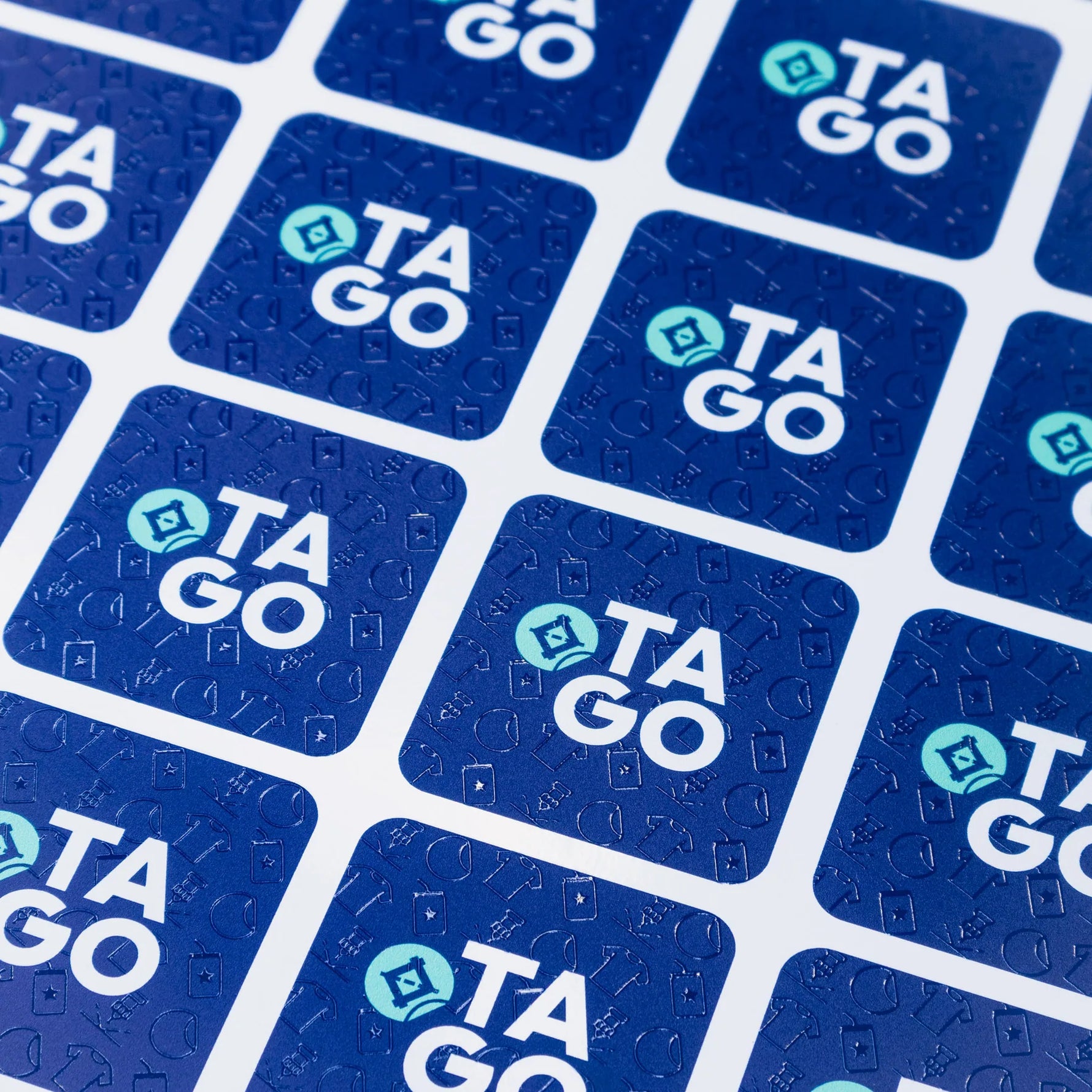 Stickers con gel sectorizado