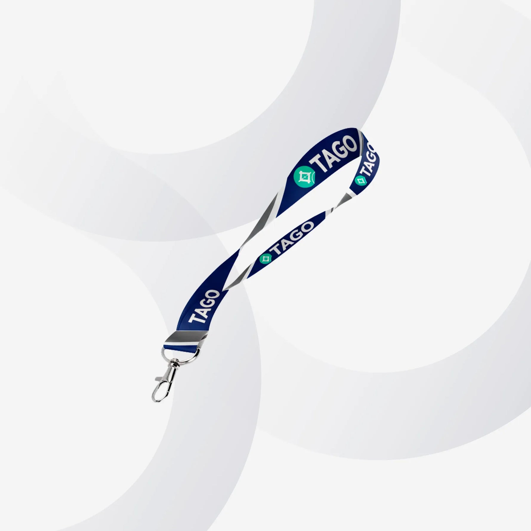Lanyard mini de cinta angosta
