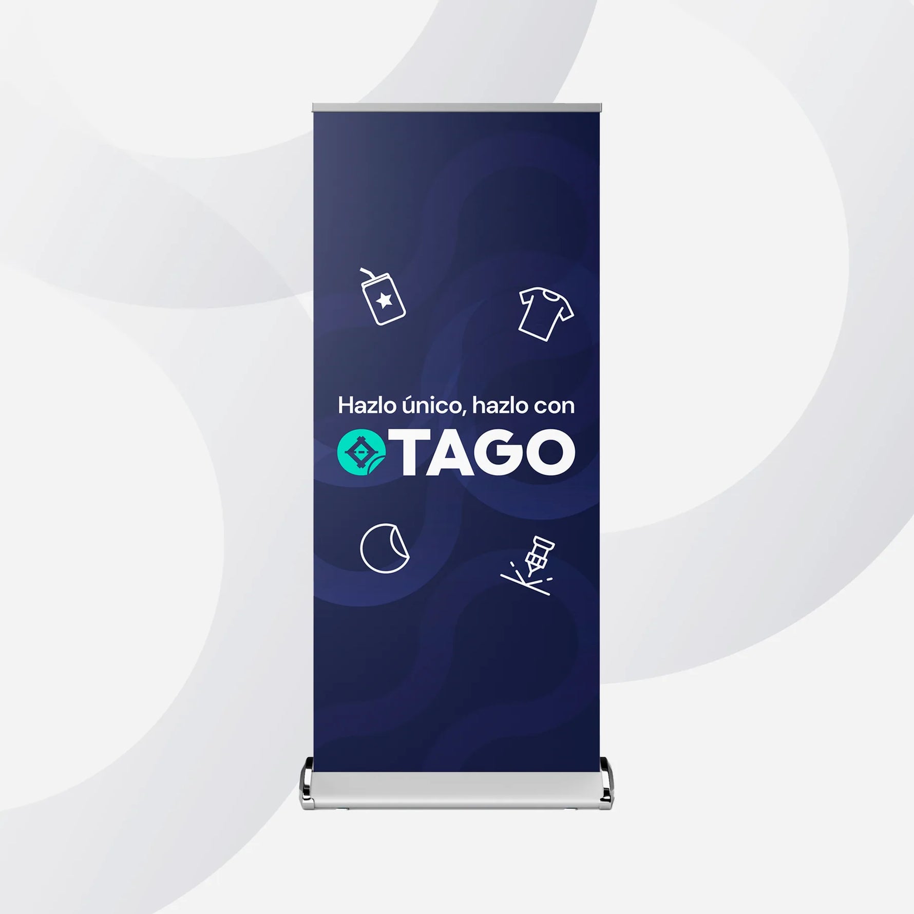 Pendón roller personalizado TAGO