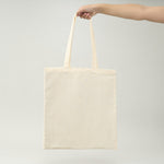 Tote bag de algodón de 132 g, 41 × 37 cm, sin estampar